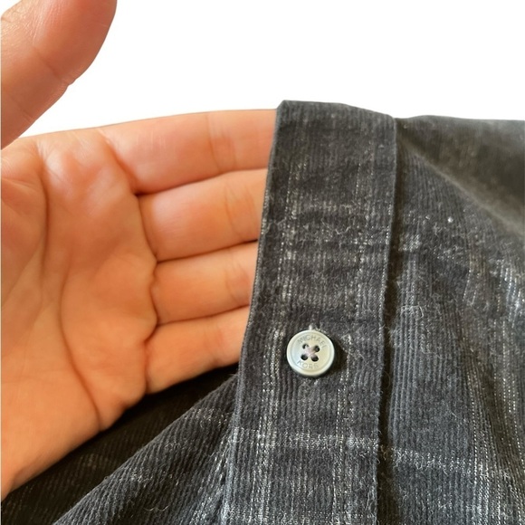 Michael Kors Men’s Dress shirt long sleeve button up black size medium - Picture 11 of 12